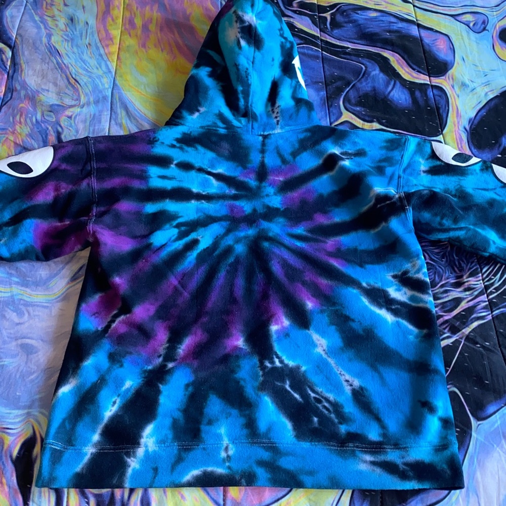 Tie dye alien hoodie - Picture 2 of 4